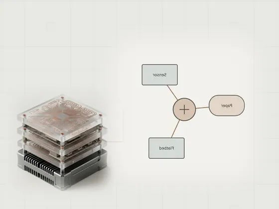 Thumbnail for Reading scanner capabilities: a neutral technical concept diagram illustrating reading scanner capabilities, set beside a stack of three frosted acrylic plates (Longer reads about hardware and software)