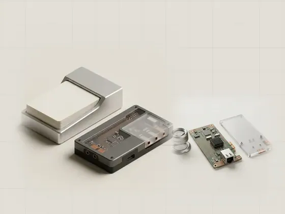 Thumbnail for Reading a driver's date: a minimal aluminium desk calendar block with blank flip, set beside a precision inspection set on a matte (Guides to built-in Windows tools)