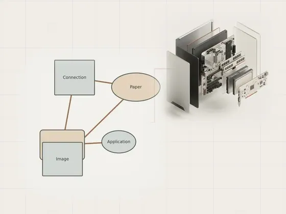 Thumbnail for Preparing a manufacturer driver package: an unbranded relationship diagram explaining preparing a manufacturer driver, set beside an exploded isometric view of a generic (A clearer view of your computer)