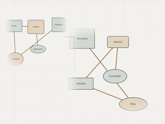 Thumbnail for Preparing a recovery option before changes: an unbranded relationship diagram explaining preparing a recovery option, set beside an unbranded relationship diagram explaining safe updates (Safe updates)
